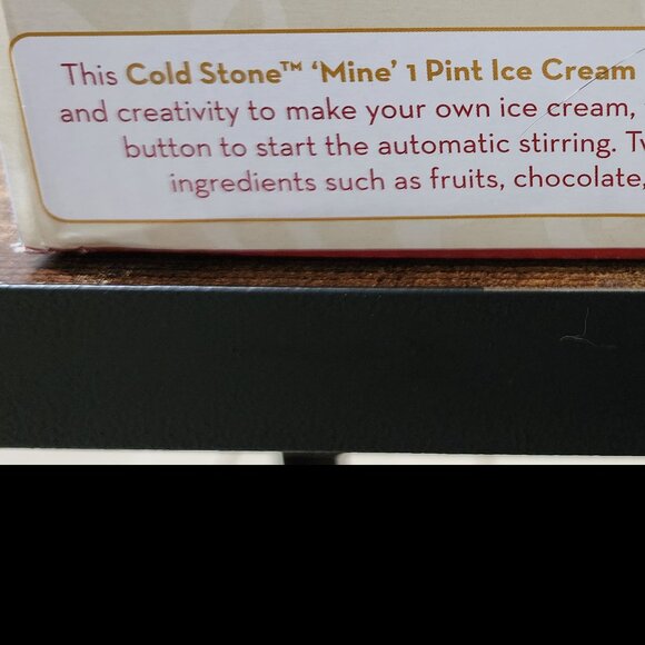 Cold Stone Creamery Ice Cream Maker,  1 pint capacity - Picture 3 of 6